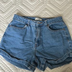 denim shorts